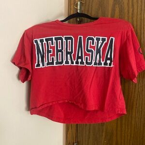Nebraska size medium crop top